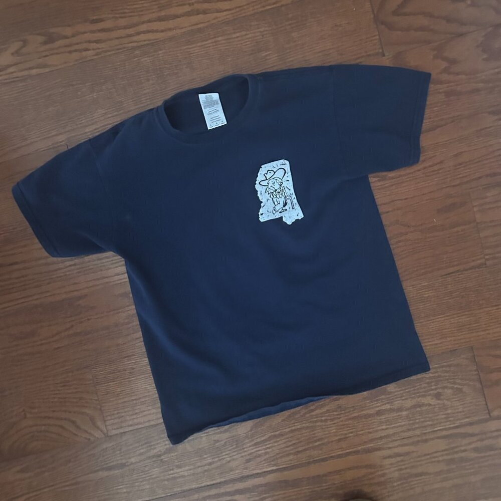 Ole Miss Youth Large Short Sleeve T-Shirt Colonel Reb - Picture 2 of 10